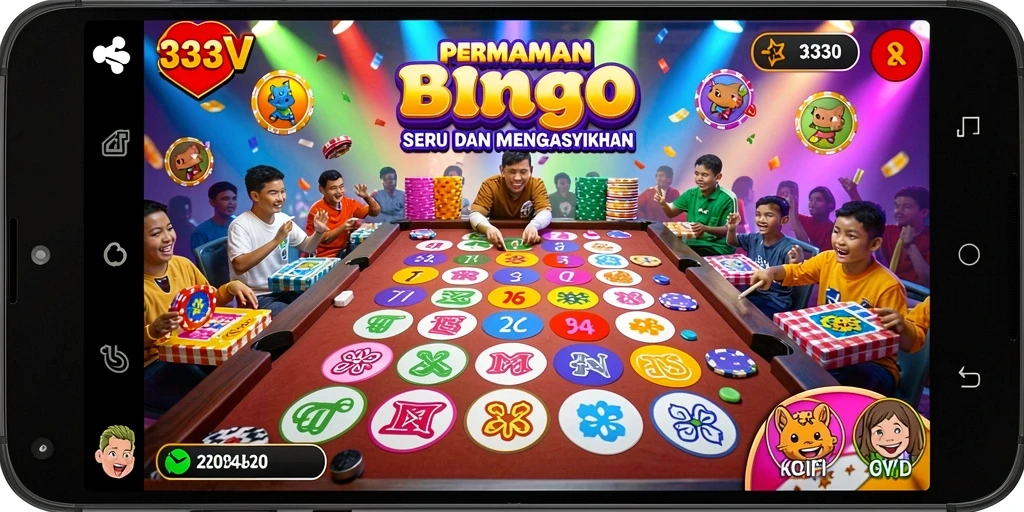 Tampilan gameplay seru dari 333V yang mengasyikkan.