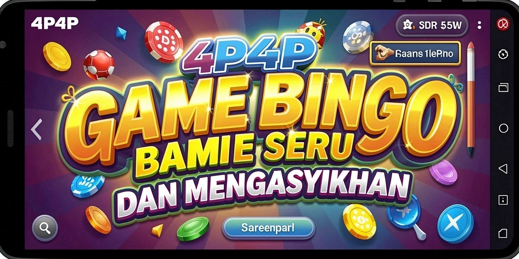 Tampilan permainan Bingo di 4P4P yang seru dan interaktif.
