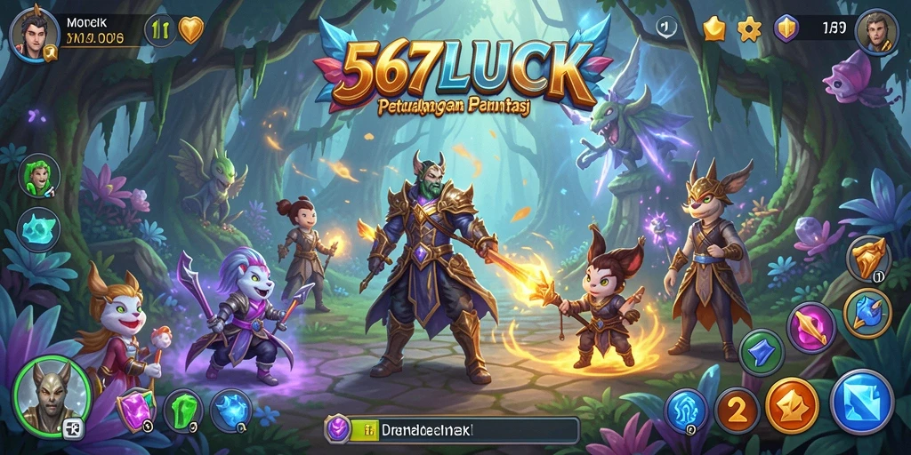 Tangkapan layar gameplay seru di 567LUCK menunjukkan aksi petualangan menarik.