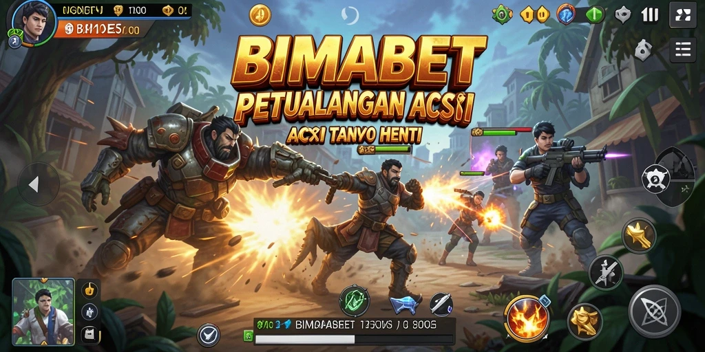 Tampilan gameplay <strong>BIMABET</strong> dengan aksi yang mendebarkan dan karakter yang dinamis.
