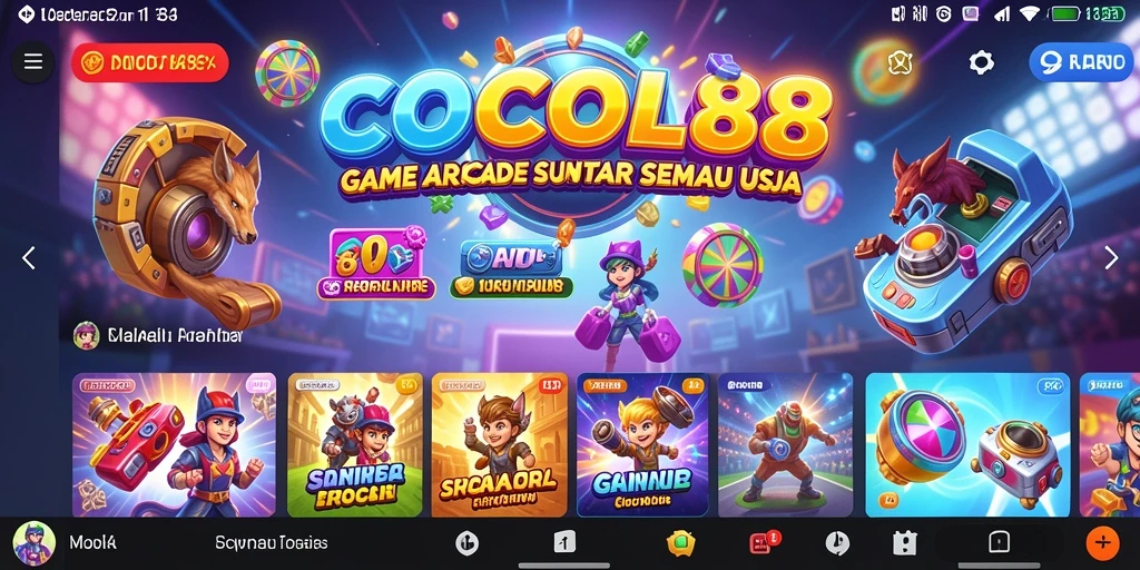 Tampilan gameplay menarik dan menegangkan dari COCOL88.