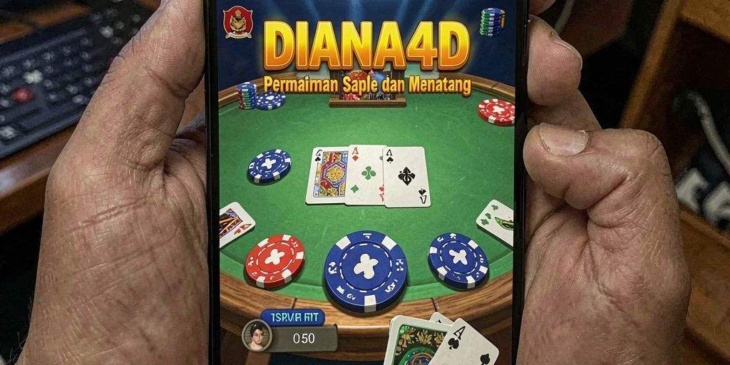 Tampilan gameplay seru DIANA4D dengan interaksi pemain Gaple.