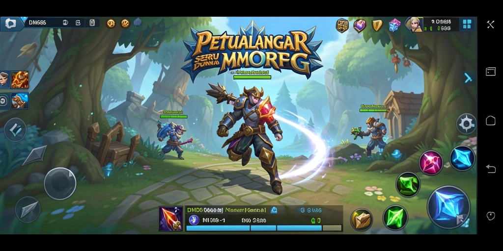 Tampilan gameplay DMD686 yang mendebarkan dalam dunia MMORPG.