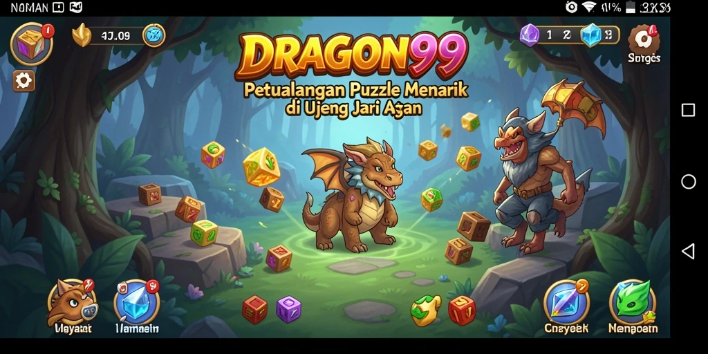 Tangkapan layar gameplay DRAGON99 menampilkan aksi teka-teki yang menantang dan menarik.
