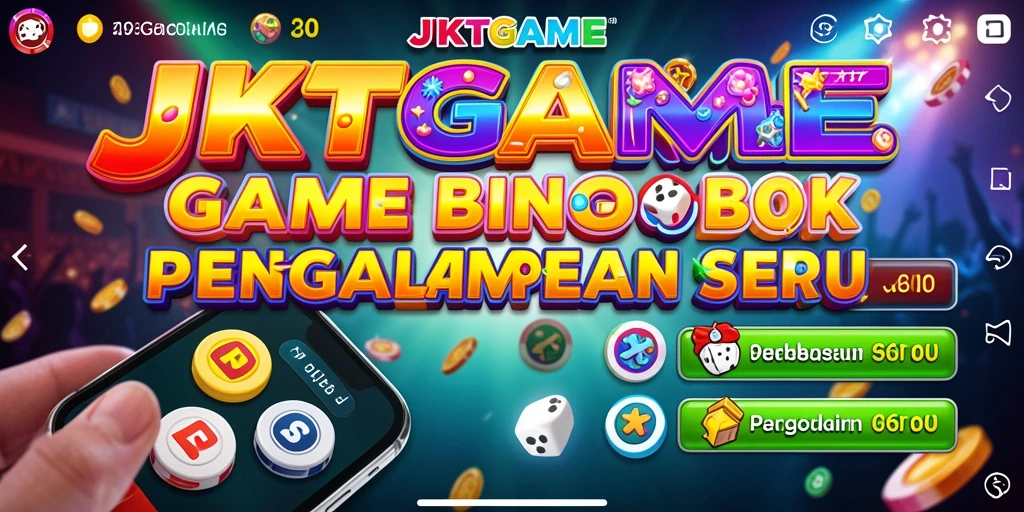 Screenshot JKTGAME menunjukkan keseruan permainan Bingo yang interaktif.