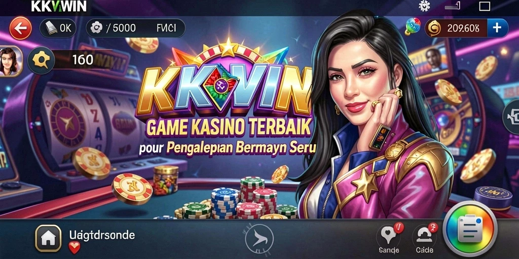 Tampilan gameplay KKWIN yang menarik dengan fasilitas Kasino.
