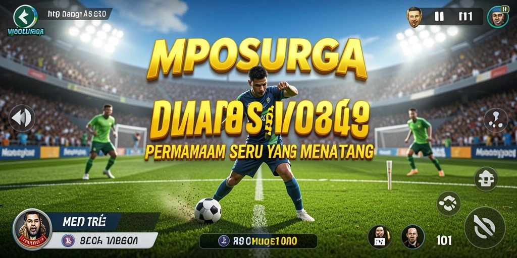 Tampilan gameplay seru dari MPOSURGA dengan aksi olahraga yang mendebarkan.