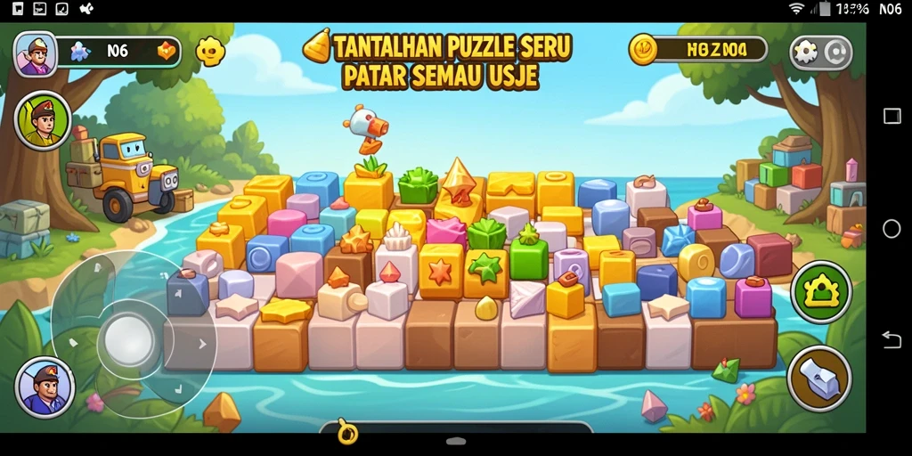 Menampilkan gameplay seru dan menarik dari N06 dengan berbagai tantangan Puzzle.
