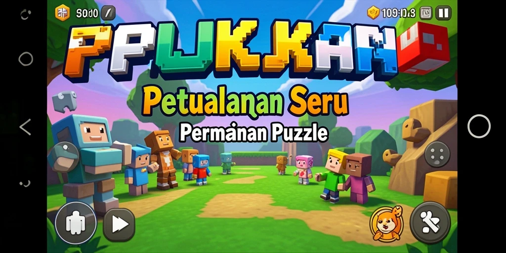 Tampilan gameplay seru dari OKJK yang menguji logika dan kreativitas.