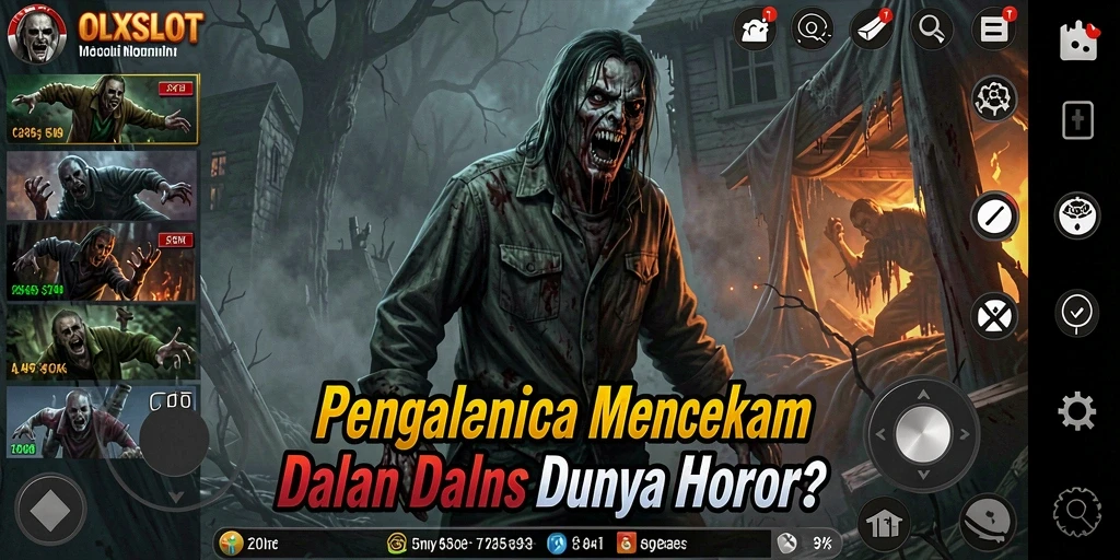Tangkapan layar utama OLXSLOT menunjukkan momen menegangkan dengan efek visual yang mengerikan.