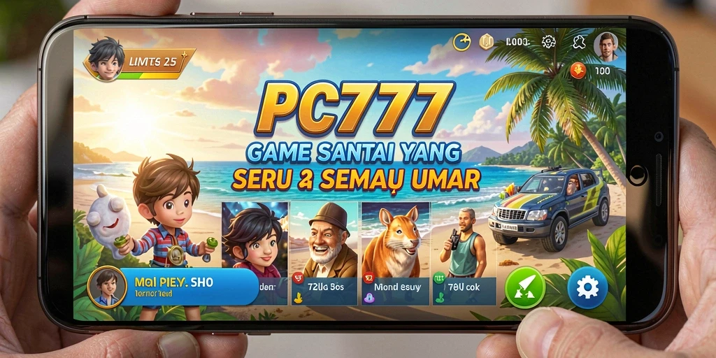 Tangkapan layar menunjukkan pengalaman bermain yang seru di PC777.