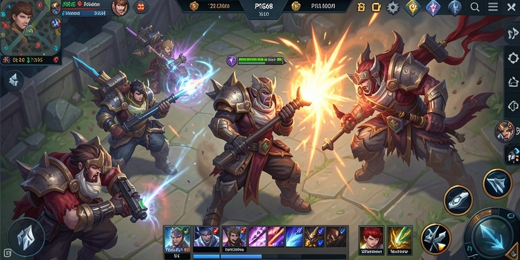 Tampilan gameplay seru dalam PGG68 yang mendebarkan.
