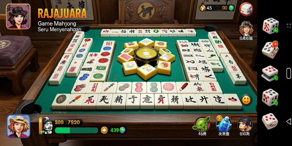 Tampilan gameplay seru dalam RAJAJUARA yang penuh tantangan.