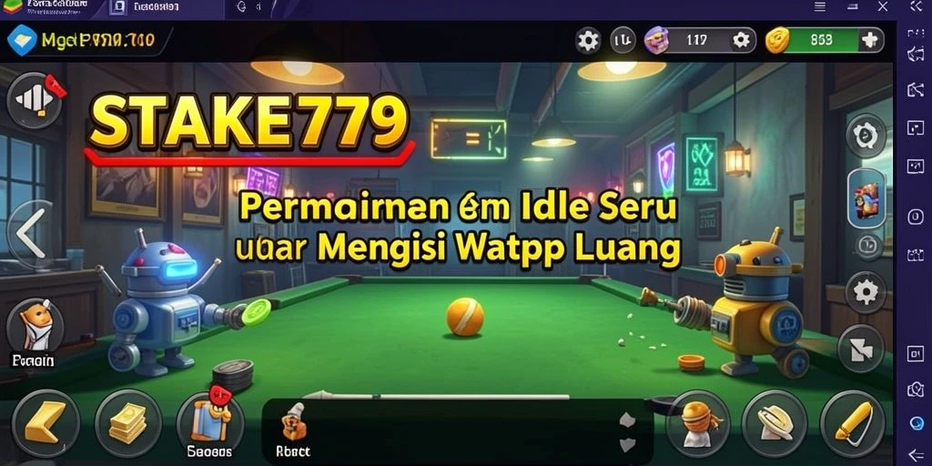 Screenshot gameplay STAKE779 menampilkan karakter dalam misi Idle yang menarik.