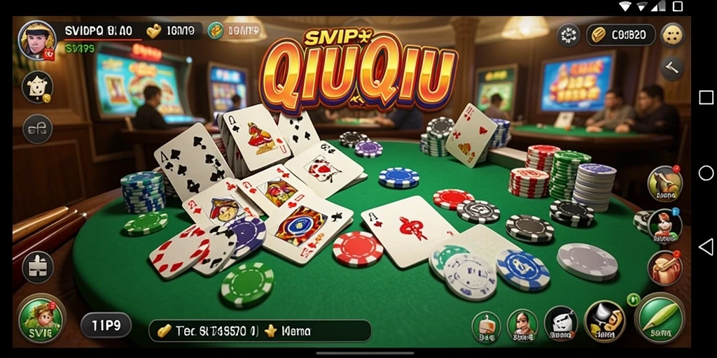 Tampilan gameplay QiuQiu yang menarik dan mendebarkan di SVIP9.