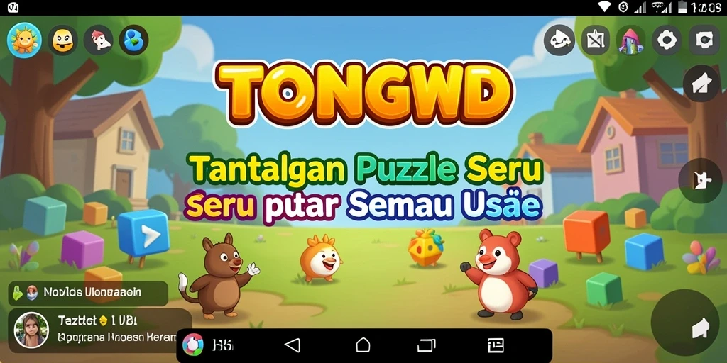 TONGWD menampilkan gameplay puzzle yang menantang dan seru.
