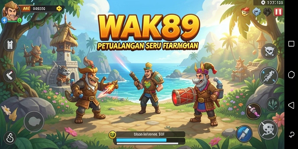 Gameplay WAK89 yang penuh petualangan dan tantangan seru.