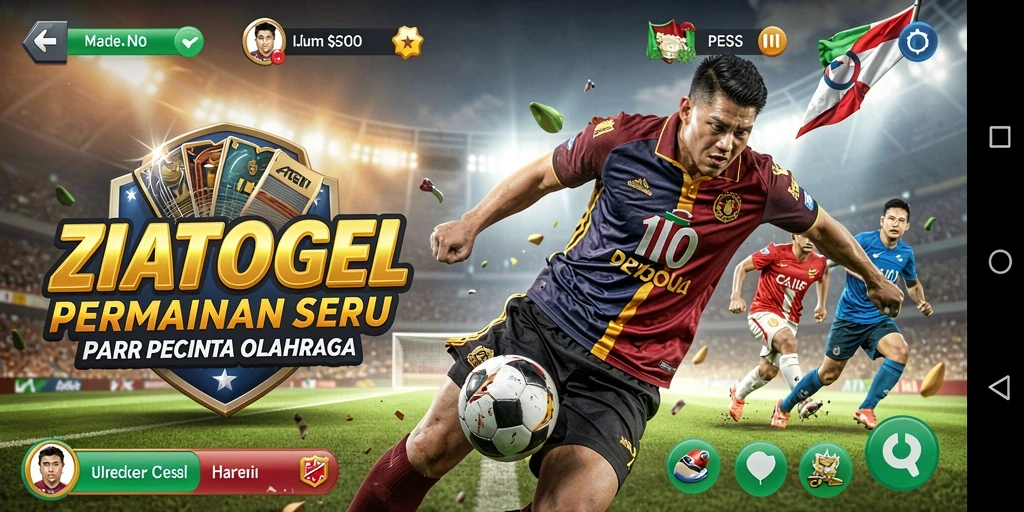 Tampilan gameplay ZIATOGEL yang menarik dan dinamis.