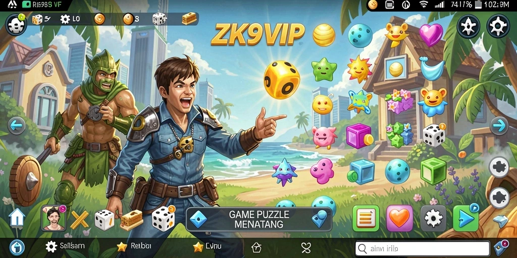 Tampilan gameplay ZK9VIP yang memikat dan menantang.